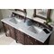 James Martin Vanities Brittany 72in Double Vanity, Burnished Mahogany w/ 3 CM Carrara Marble Top 650-V72-BNM-3CAR - alternate 4
